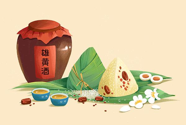 老上海欢喜把端午节读作端五节,这天吃“五黄”小孩还要耳根额头涂雄黄,作家解读文化密码 - 周到